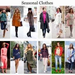 fashion for different seasons