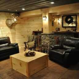 using rustic decor to decorate your basement