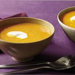 Roasted Pepper and Candy Corn Soup