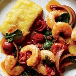 Shrimp with Fried Polenta Desserts recipes
