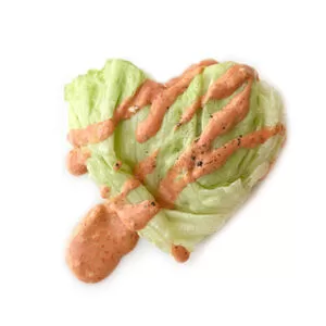 Coronary heart-Formed Salad