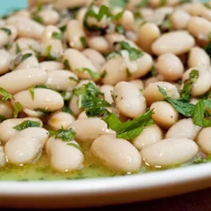 Severe Salads: White Bean and Mint Salad with Lemon French dressing Recipe