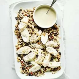 Nutty rooster grain salad