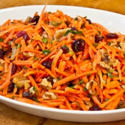 Severe Salads: Carrot Slaw with Cranberries and Toasted Walnuts Recipe