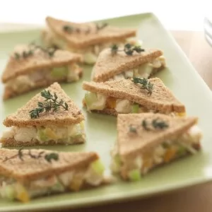 Rooster Salad Tea Sandwiches