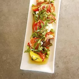 Lobster & Burrata Salad With Banyuls French dressing