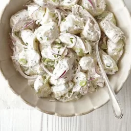 Creamy Potato Salad With Broad Beans