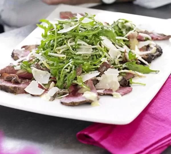 Uncommon Beef & Anchovy Salad With Rocket & Caesar Dressing