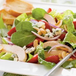 Hen and Strawberry Salad