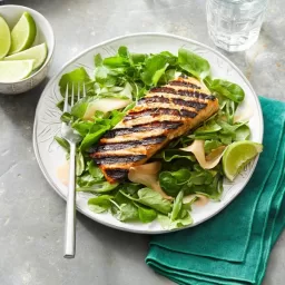 Gingery Grilled Salmon Salad